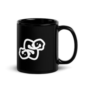 Black Glossy Mug