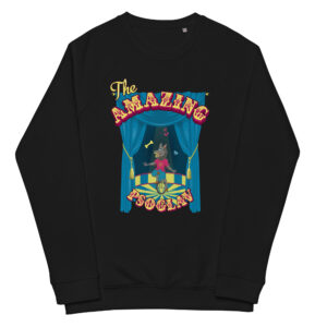 Unisex organic raglan sweatshirt