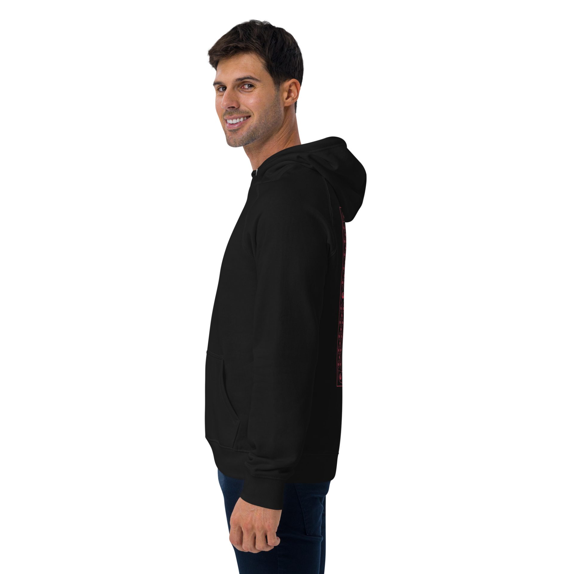 Unisex eco raglan hoodie black left 69132cbe69aed.jpg