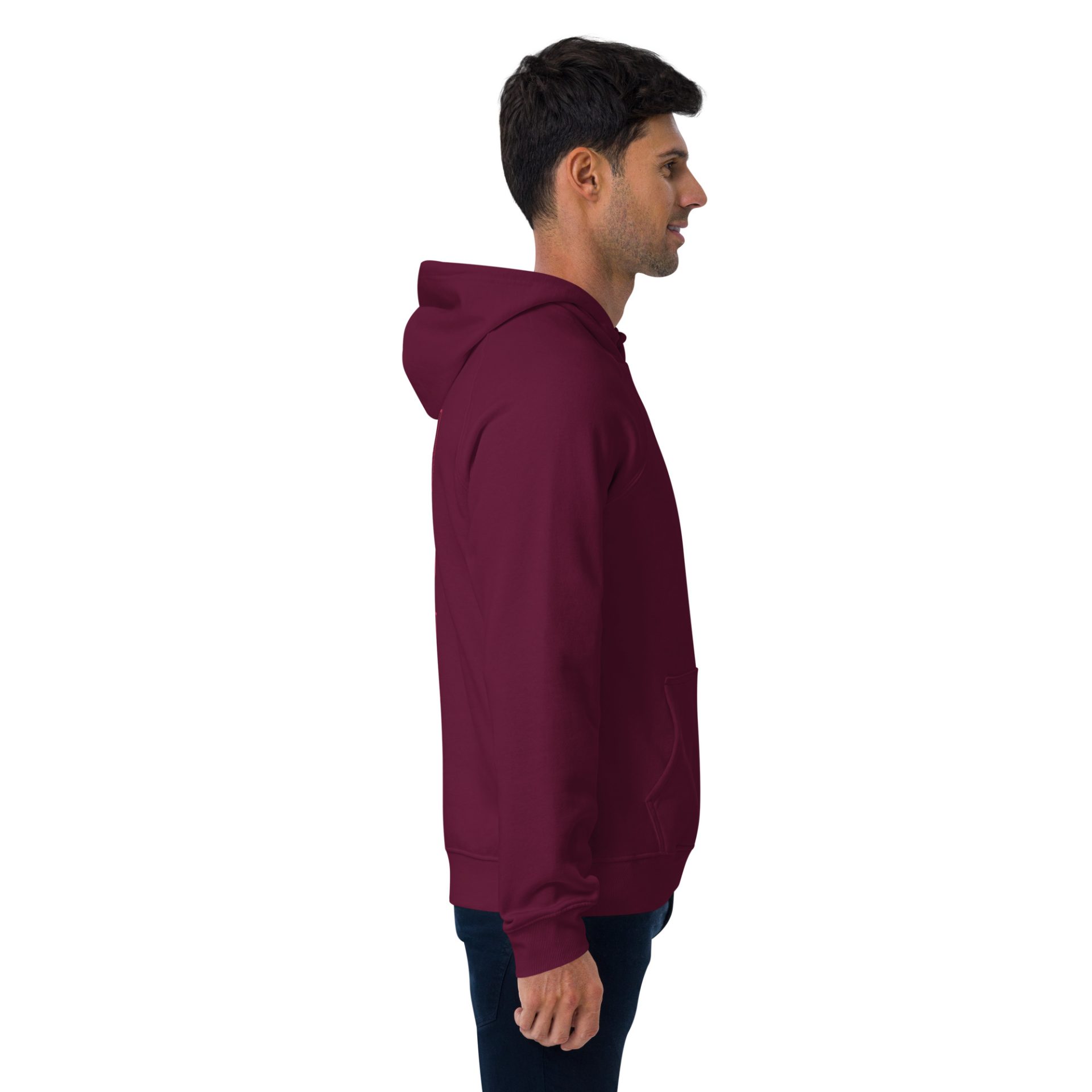 Unisex eco raglan hoodie burgundy right 69125384c3898.jpg