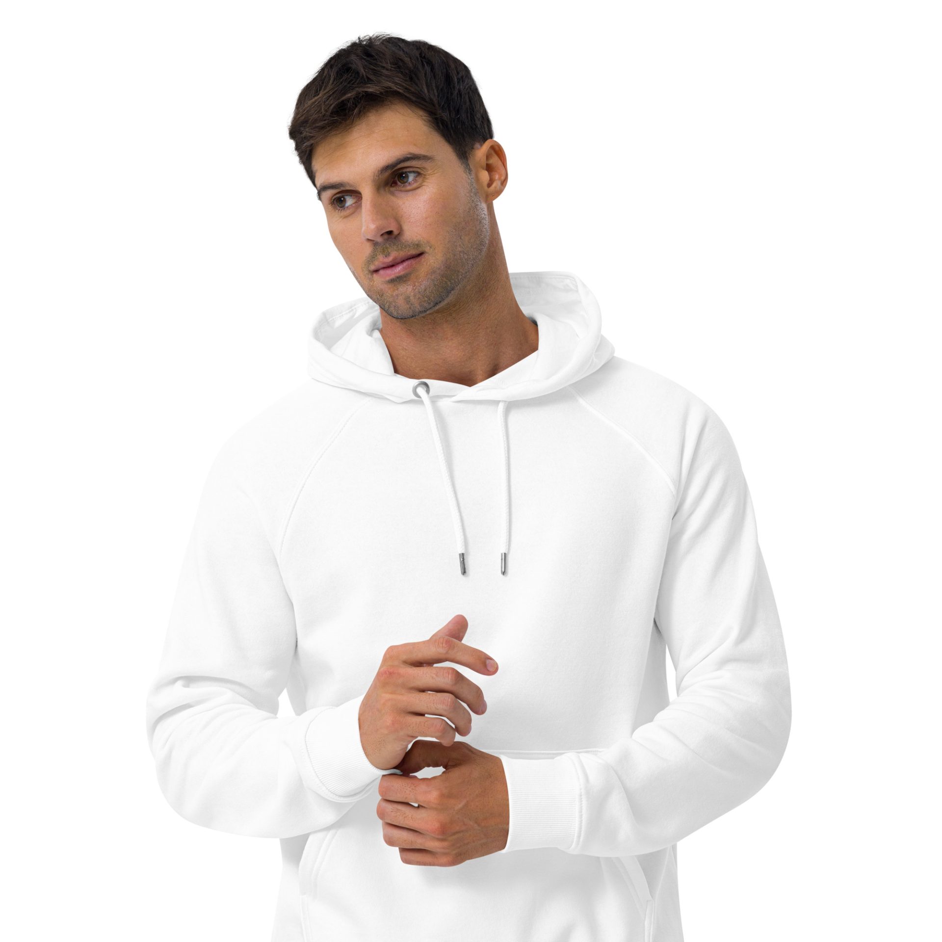 Unisex eco raglan hoodie white front 3 69132b77b577b.jpg