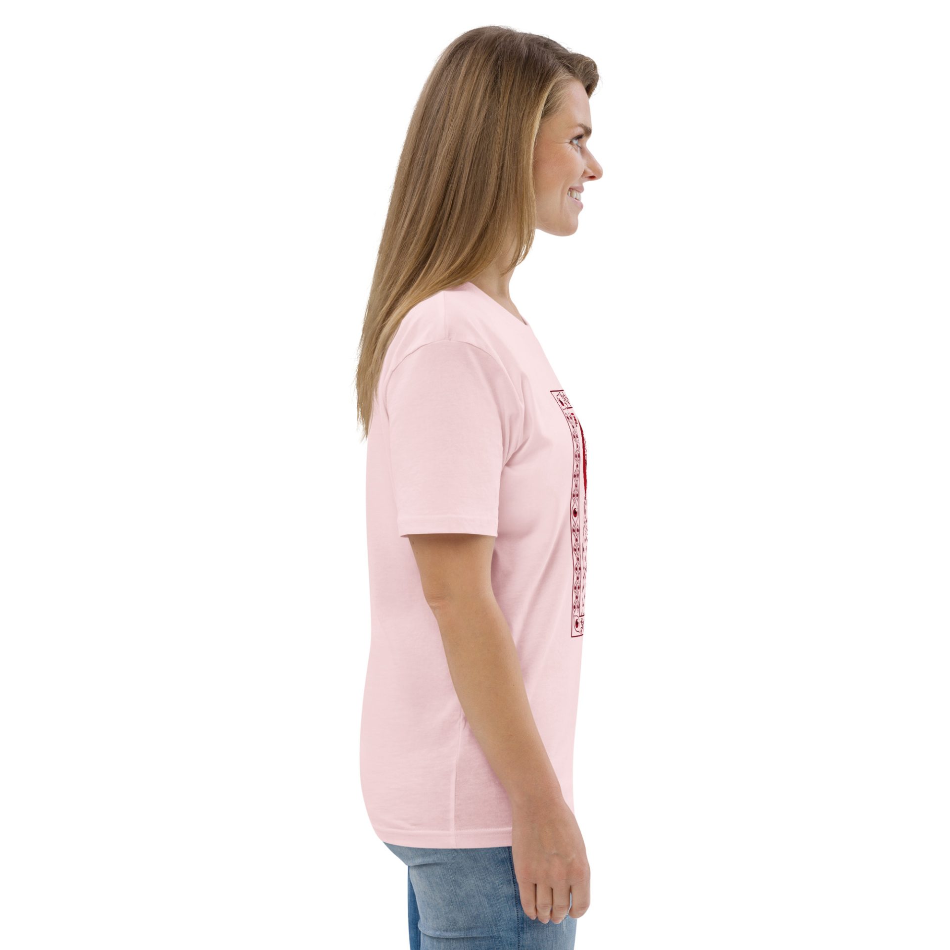 Unisex organic cotton t shirt cotton pink right 69132e093c03f.jpg