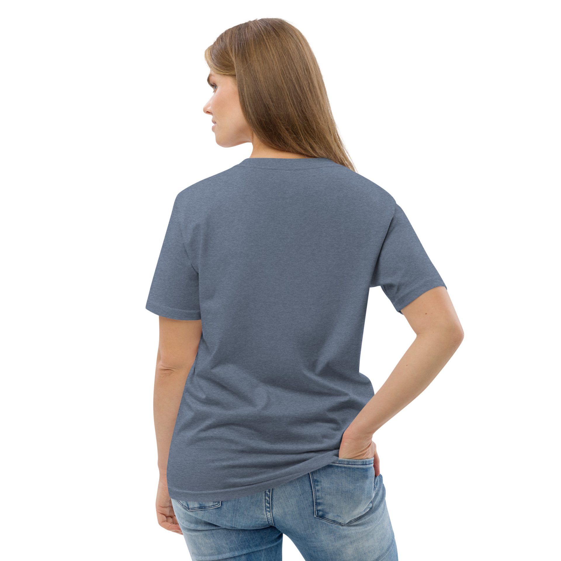Unisex organic cotton t shirt dark heather blue back 2 69132c48ddff5.jpg