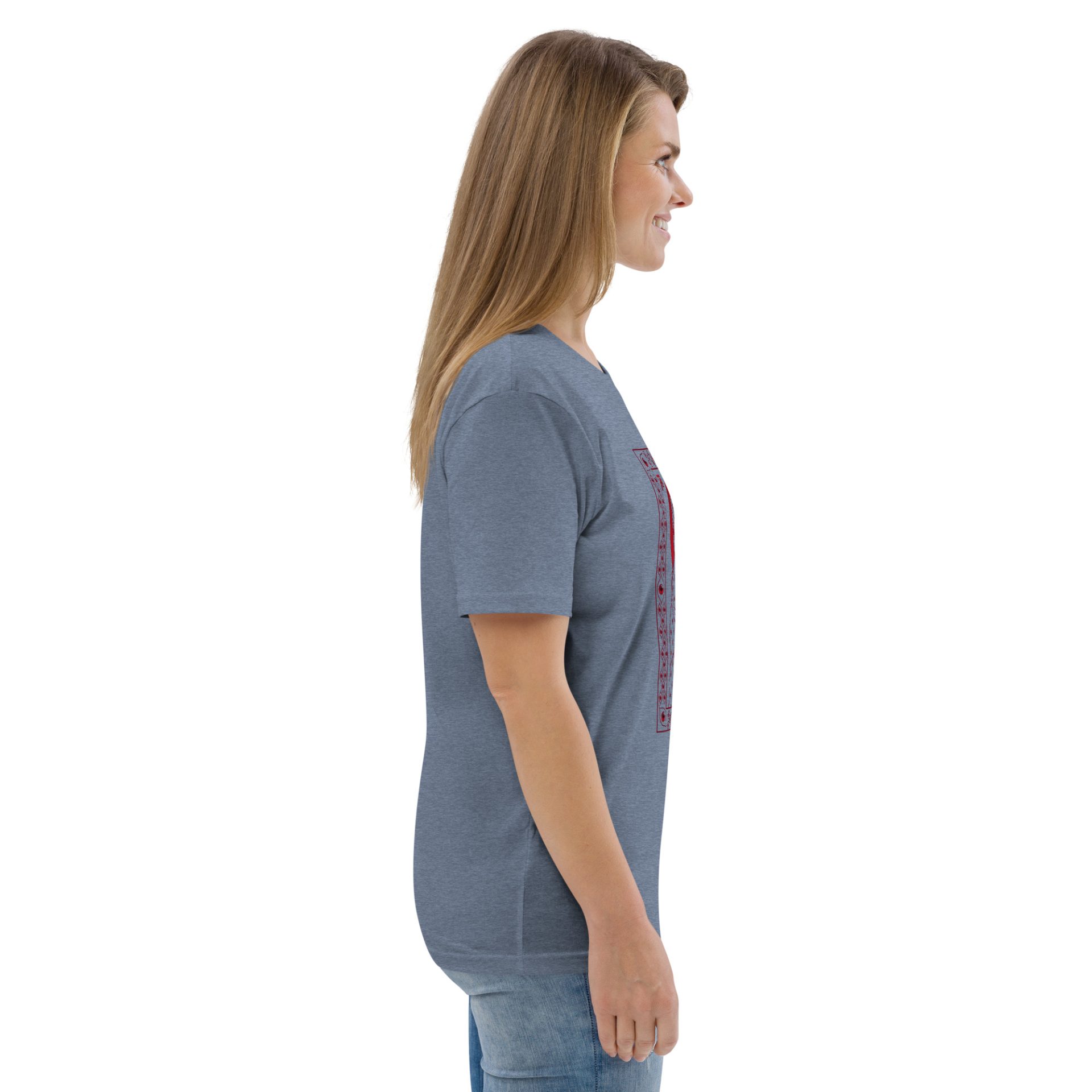 Unisex organic cotton t shirt dark heather blue right 69132e081f35e.jpg