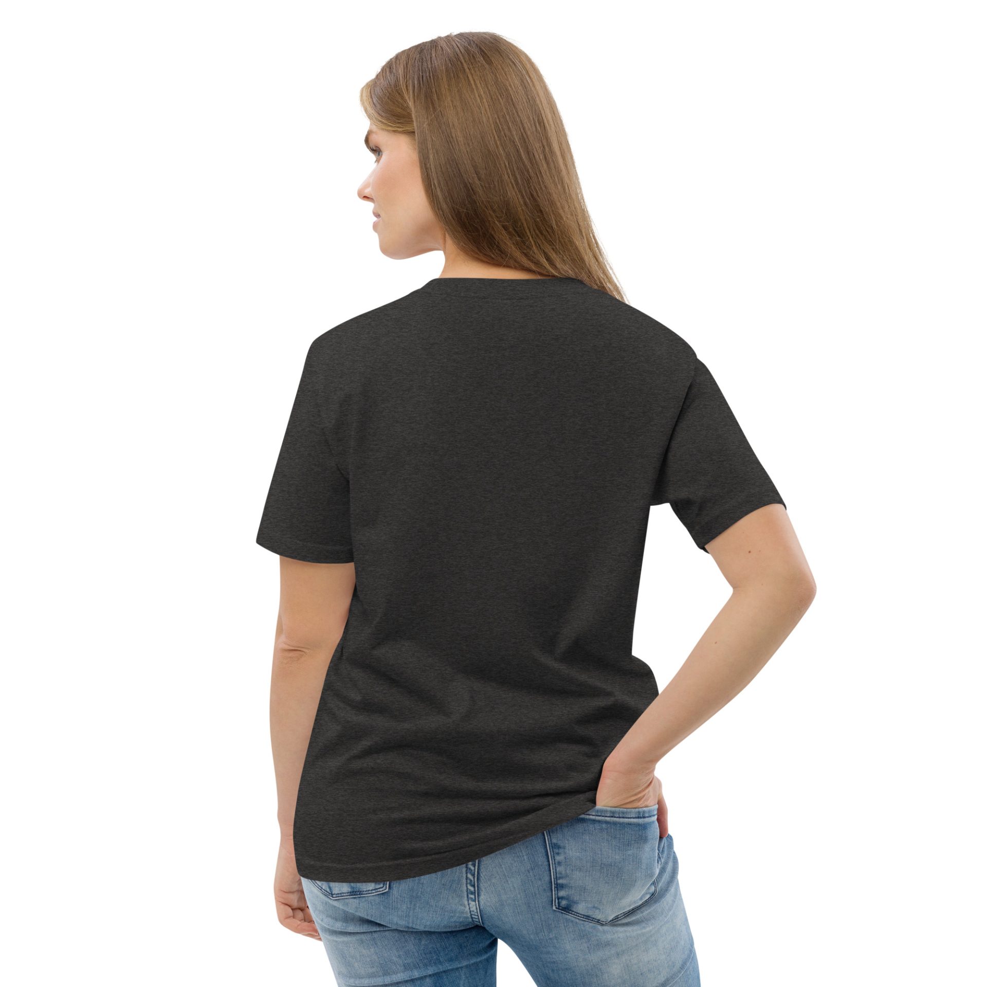 Unisex organic cotton t shirt dark heather grey back 2 691256d44d2b4.jpg