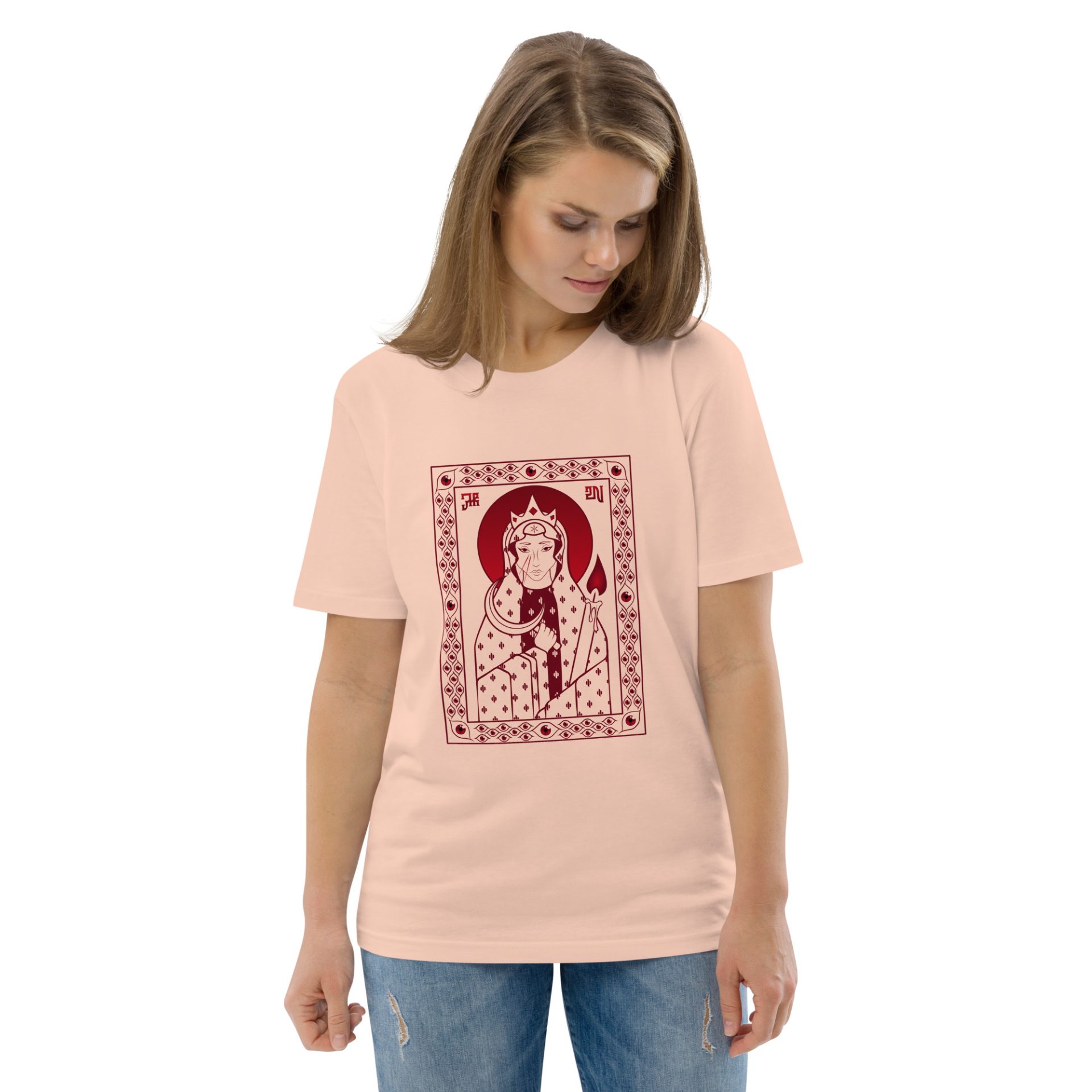 Unisex organic cotton t shirt fraiche peche front 2 69132e08ae848.jpg