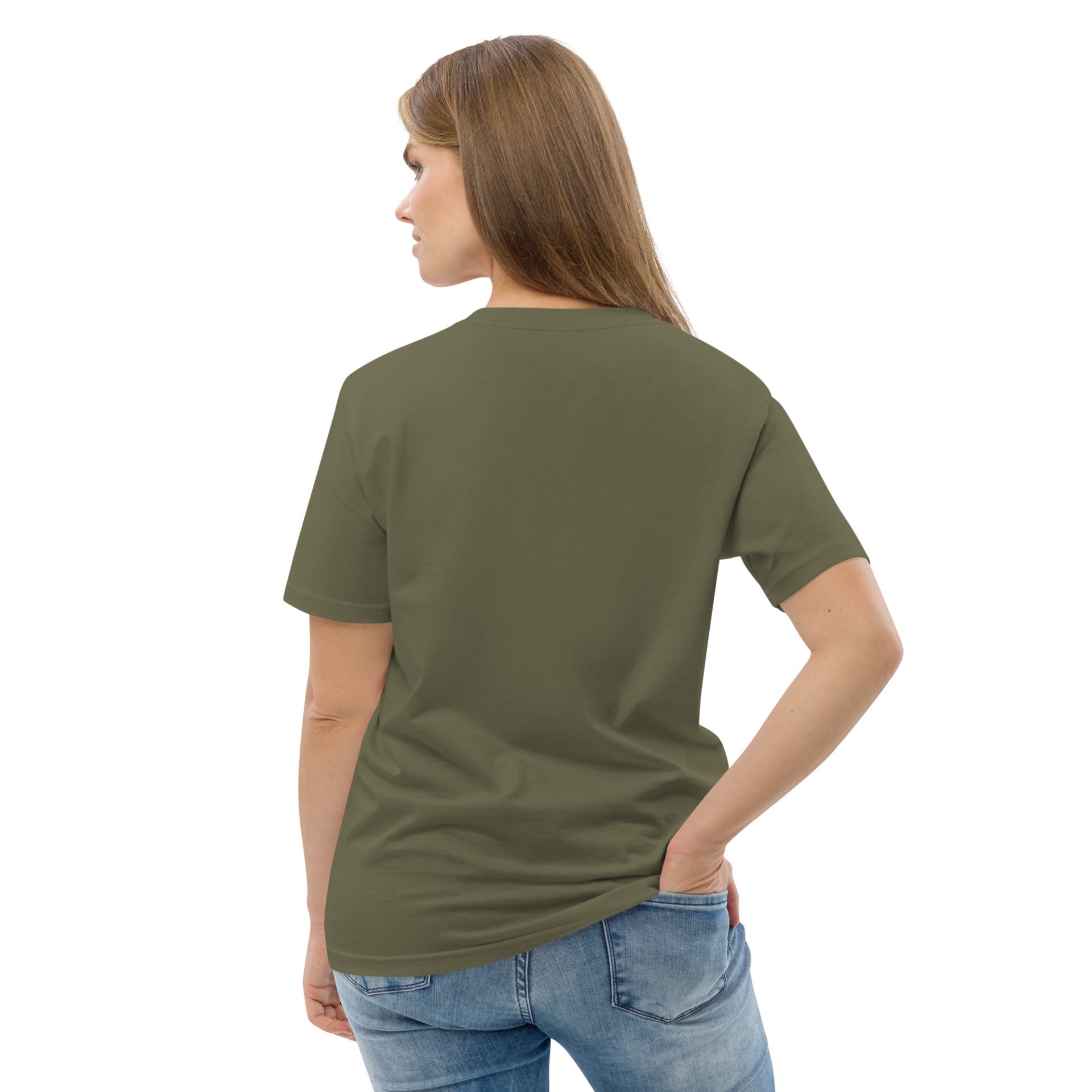 Unisex organic cotton t shirt khaki back 2 69132e07d5aa4.jpg