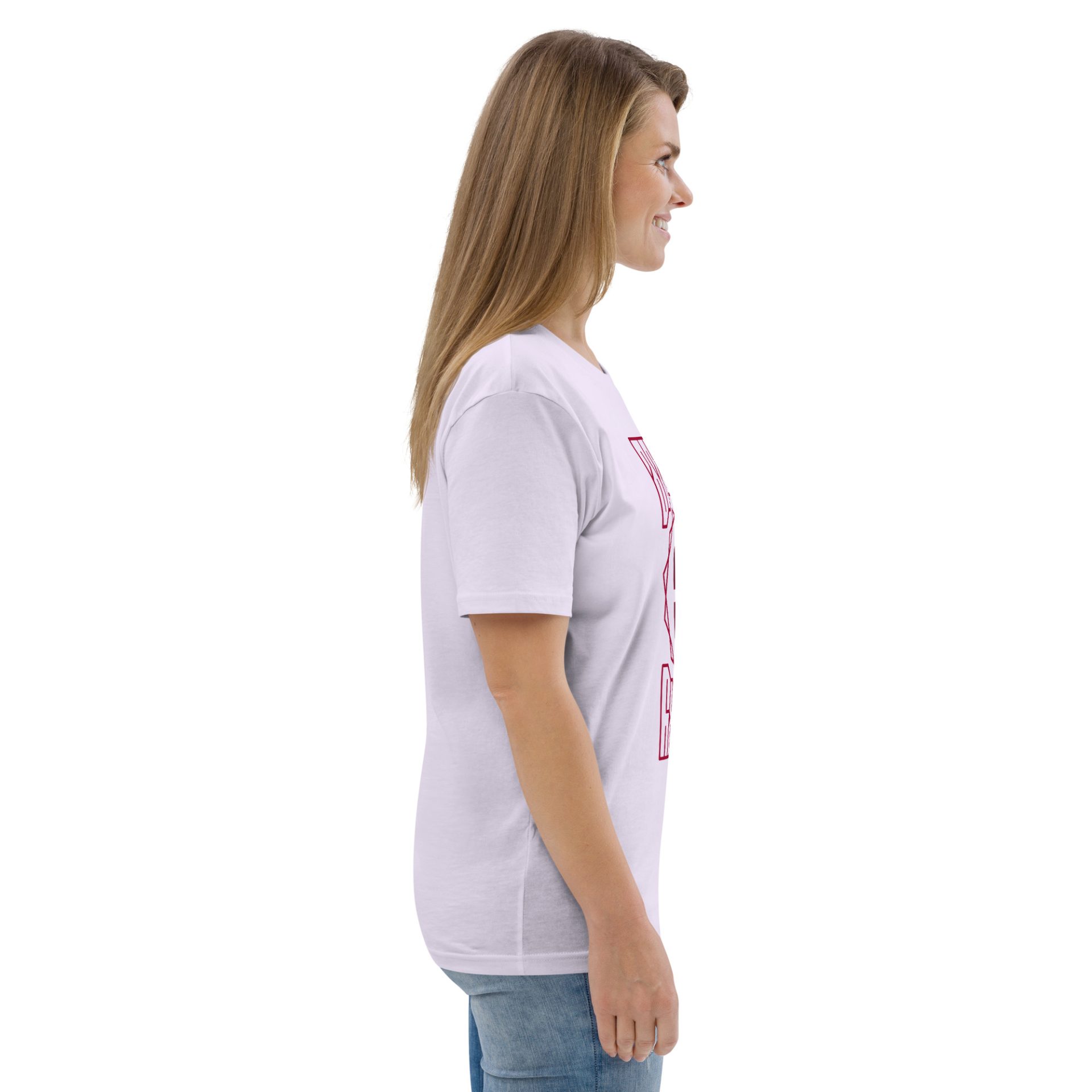 Unisex organic cotton t shirt lavender right 691254d715d7d.jpg